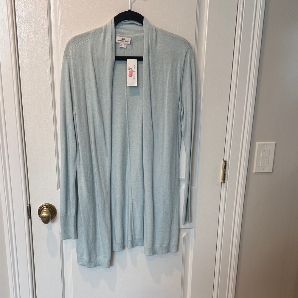 Vineyard Vines Soft Blue Cardigan